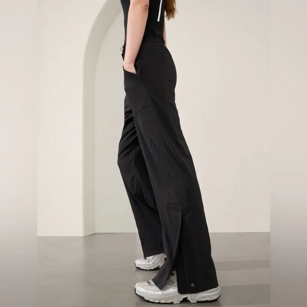 Athleta Trekkie High Rise Parachute Pant // Black - Picture 3 of 12